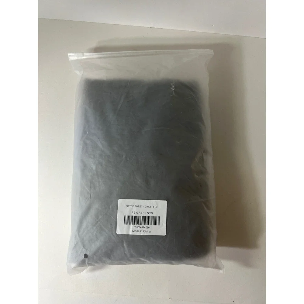 The Grounding Co Full Size Fitted Sheet Gray Earthing Conductive FS-GRY-137203